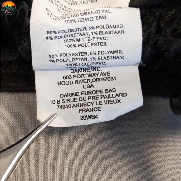 Dakine Winter Wrist Gloves Black Adjustable Strap Waterproof Snowboard Men's M - Picture 10 of 10